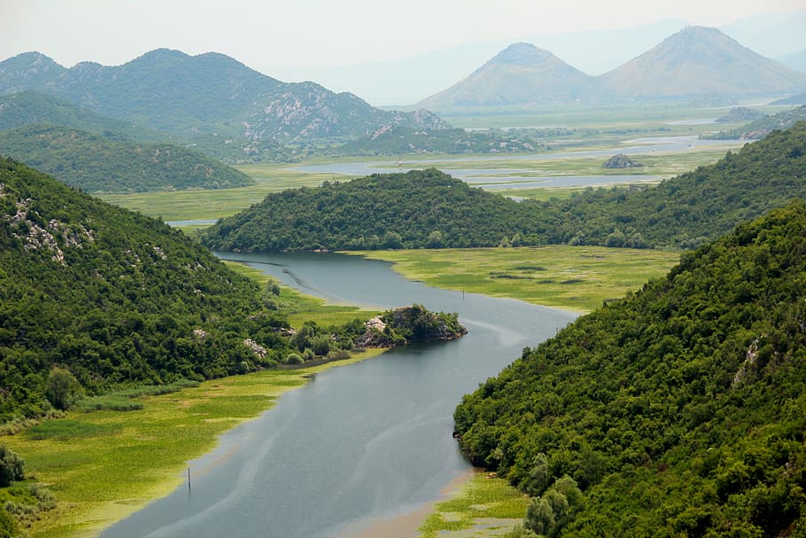 river, mountains, landscape, montenegro, valley, nature, scenics HD wallpaper