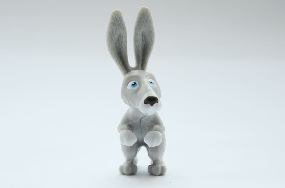 toy, rabbit, hare, animals, representation, animal representation HD wallpaper