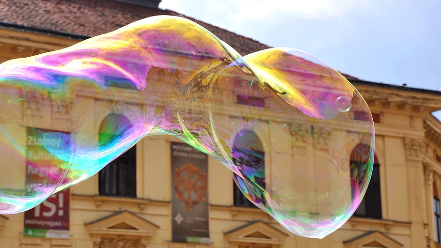 spring, stunt, bubble, color, multi colored, vulnerability HD wallpaper