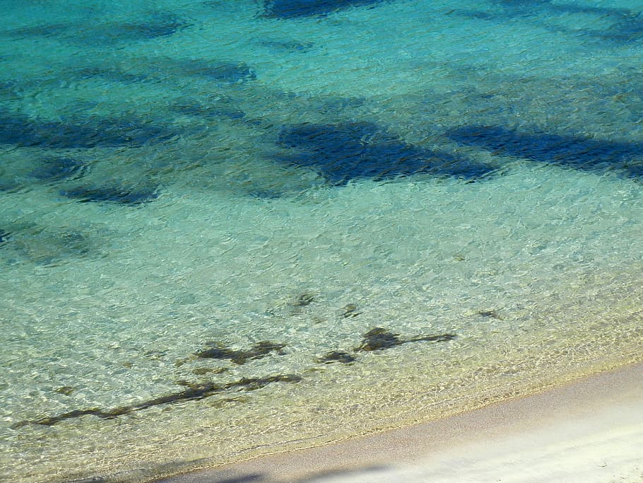Ibiza, Sea, Beach, Transparency, relaxation, shore, sand, nature HD wallpaper