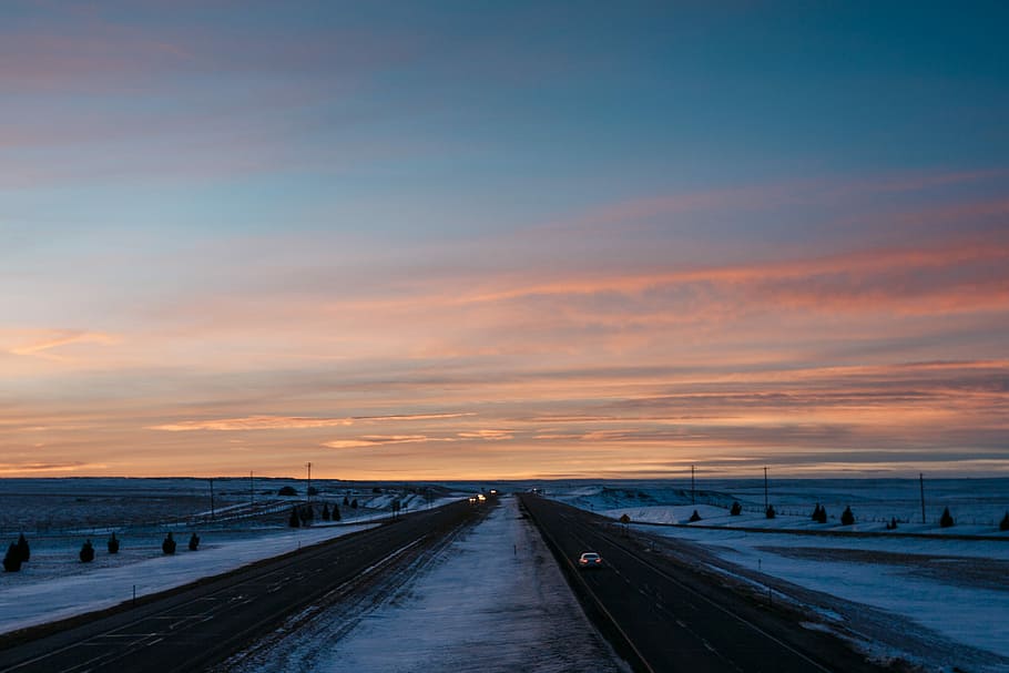 Picture now a car ride through the plains, landscape photo of road HD wallpaper