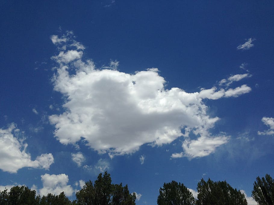 sky, blue, heart, cloudscape, high, fluffy, heaven, cloud - sky HD wallpaper