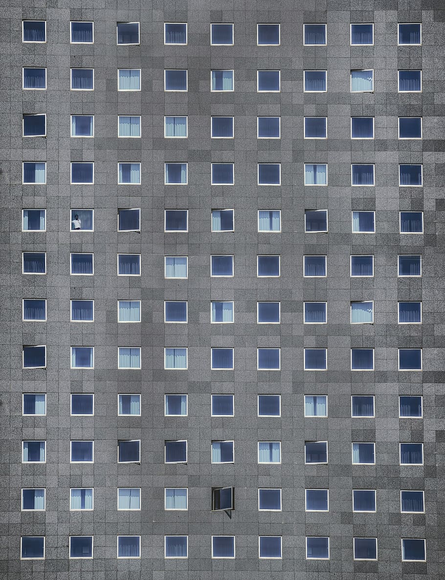 Windows, Flats, Apartment, Modern, architecture, estate, construction HD wallpaper