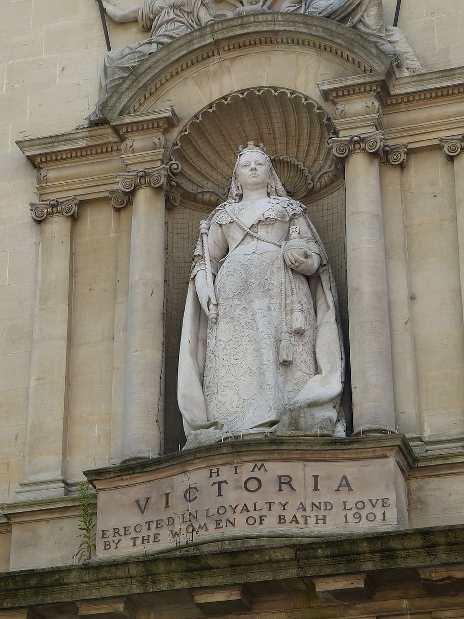 Bath, England, Historically, Monument, queen, victoria, architecture HD wallpaper