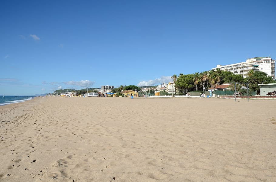 summer, beach, holidays, background, sand, sea, ocean, vacations HD wallpaper