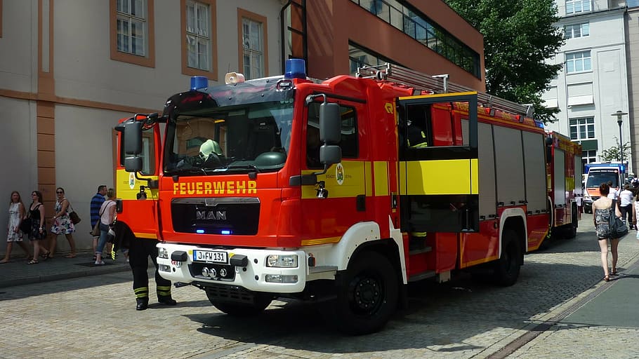 fire, use, sacking, bookstore, fire brigade cars, get barreled HD wallpaper