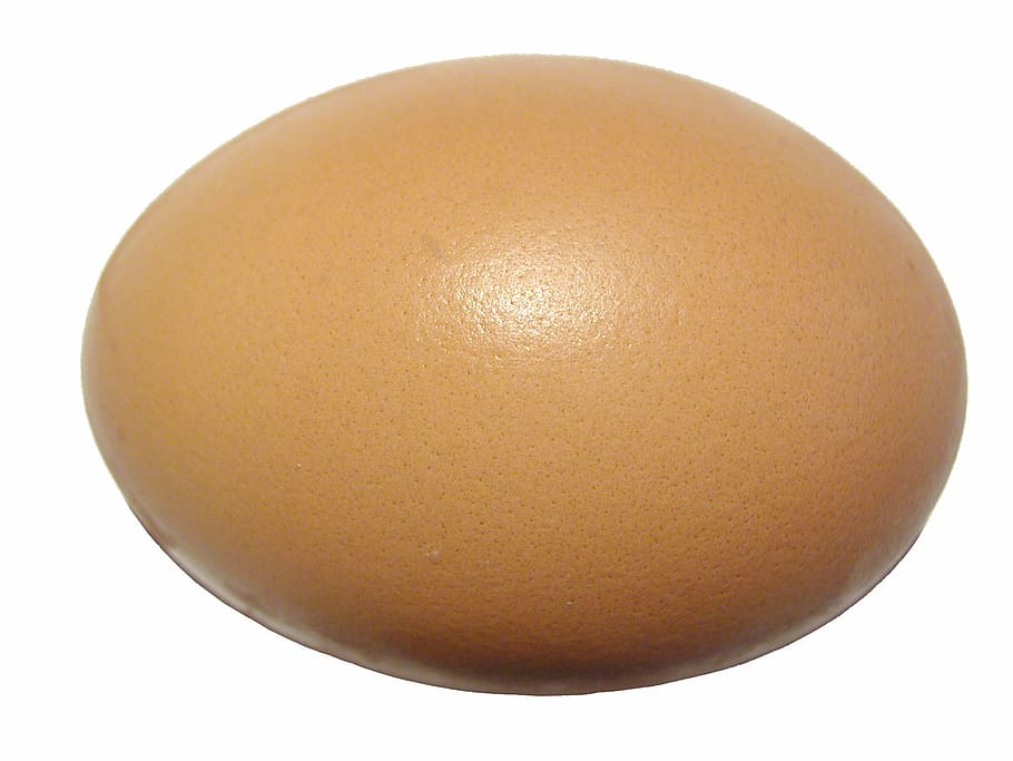 brown egg, eggshell, protein, ovoid, food, ingredient, isolated HD wallpaper