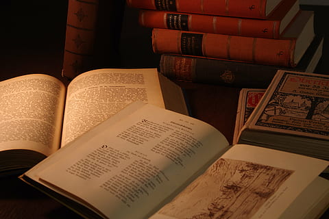 library, book, documents, manuscripts, history, upper silesia HD wallpaper