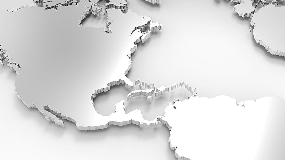 HD wallpaper: white world map illustration, 3d model, earth, geography,  education | Wallpaper Flare