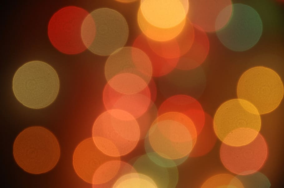 Bokeh, Circle, Color, lighting equipment, defocused, glowing HD wallpaper