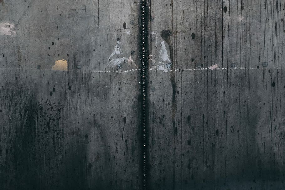 untitled, metal, wall, texture, rust, weld, concrete, dirt HD wallpaper