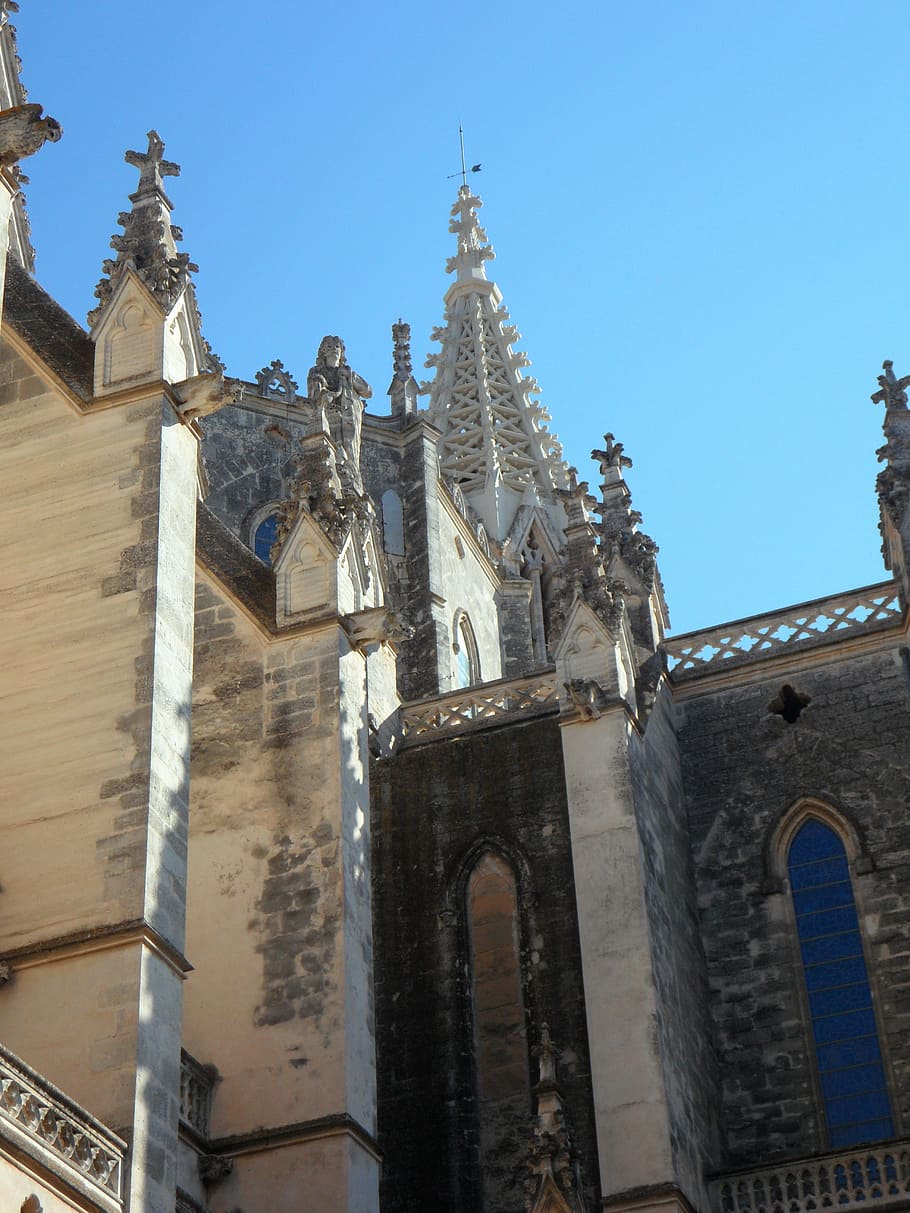 church, facade, architecture, building, spain, places of interest HD wallpaper