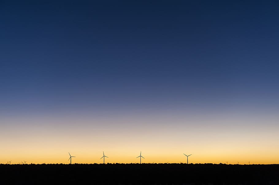 sunset, glow, travel, fuel and power generation, renewable energy HD wallpaper