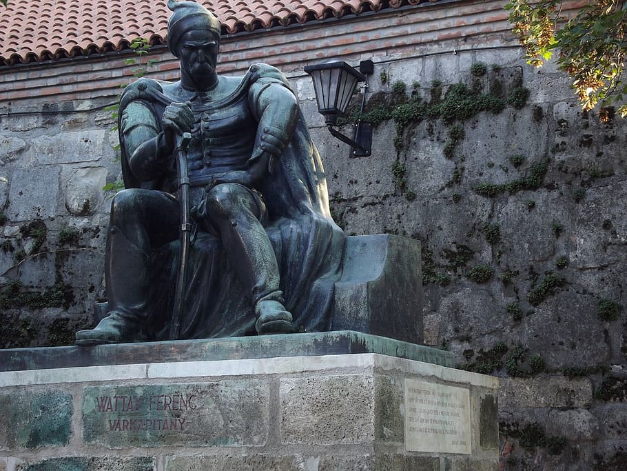 wattay, captain, statue, sculpture, human representation, male likeness HD wallpaper