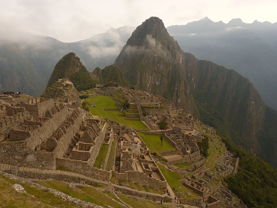 Machu Picchu, Machupicchu, Ruins, ruined city, peru, inca, tourism, HD wallpaper