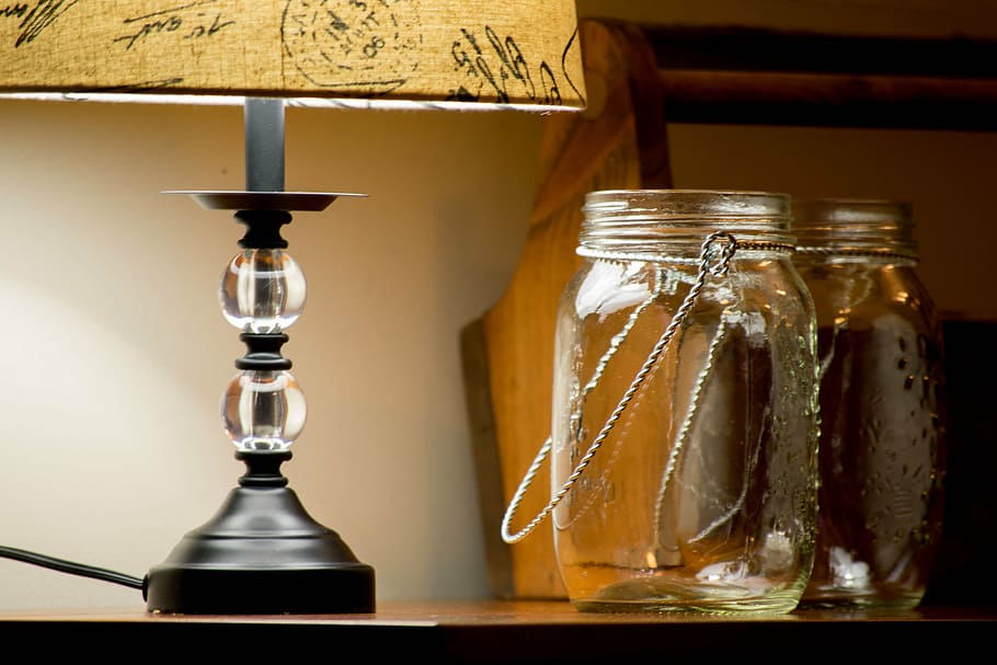 lamp, vase, interior, design, modern, home, table, house, decor HD wallpaper