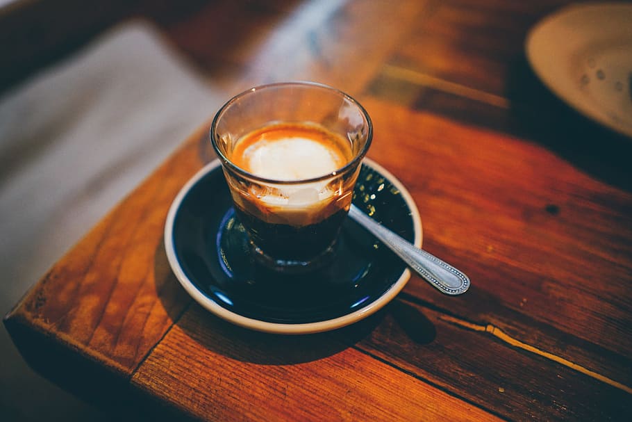 Coffee on a table in a cafe, food/Drink, drinks, cup, coffee - Drink HD wallpaper