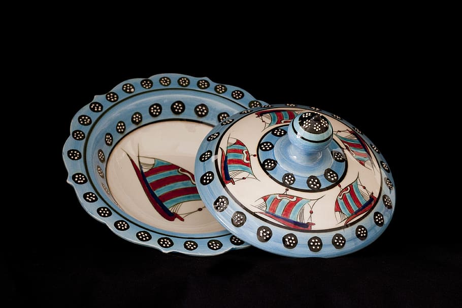 tile, handicrafts, increased, plate, bowl, cover, ceramic, turkey HD wallpaper