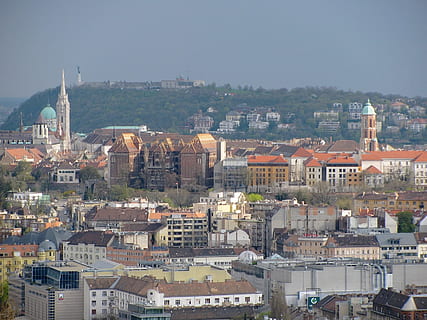 budapest, panorama, castle, architecture, building exterior HD wallpaper