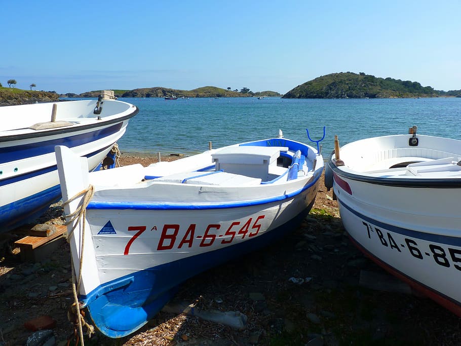 Boot, Rowing Boat, Sea, Beach, moored, nautical vessel, transportation HD wallpaper