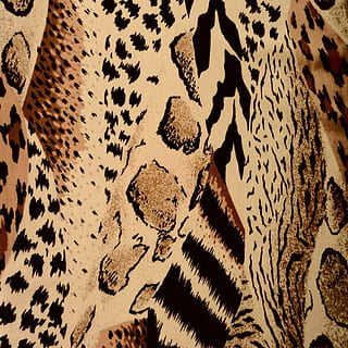 beige and black textile, animal pattern, design, print, texture HD wallpaper