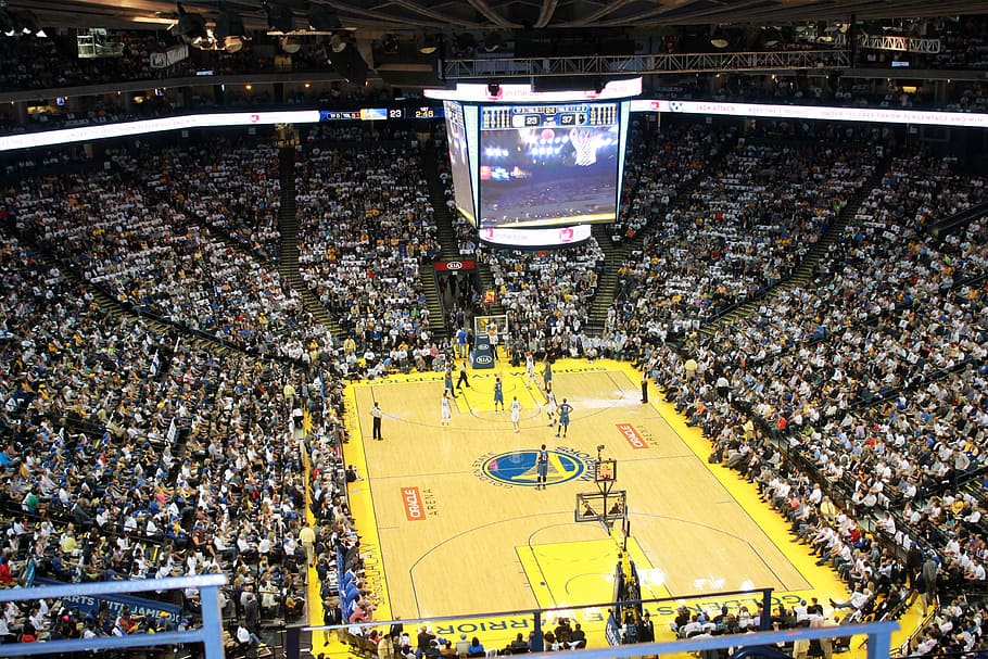 Oracle Arena Basketball, Golden State Warriors Stadium in Oakland, California
