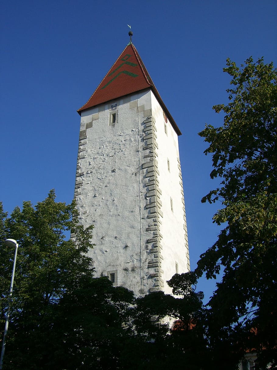 ravensburg, downtown, tower, architecture, tree, built structure HD wallpaper