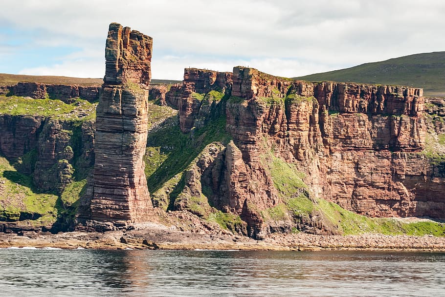 Orkney Island, Stromness, Coastline, rock formation, nature, HD wallpaper