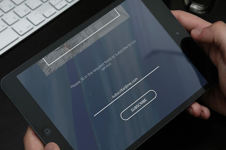person holding black iPad, computer, internet, technology, tablet HD wallpaper