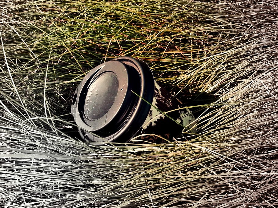 Coffee Mugs, Coffee, Cup, Grass, Drink, pollution, waste, one way HD wallpaper