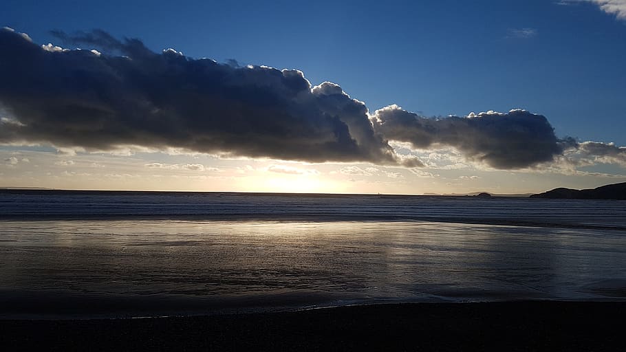 Sea, Beach, Cloud, sky, tranquility, beauty in nature, scenics HD wallpaper