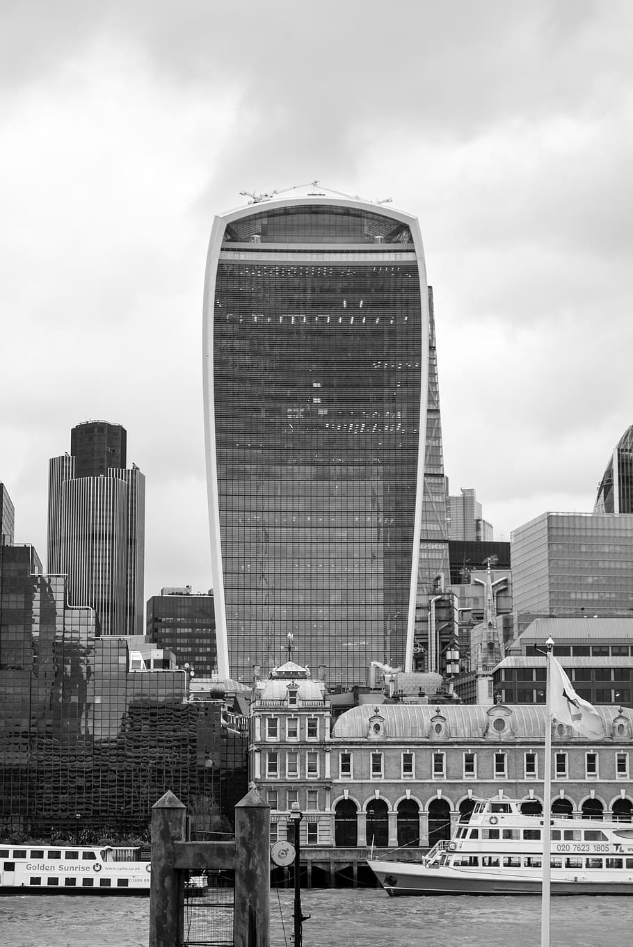 london, center, skyscraper, built structure, architecture, building exterior HD wallpaper