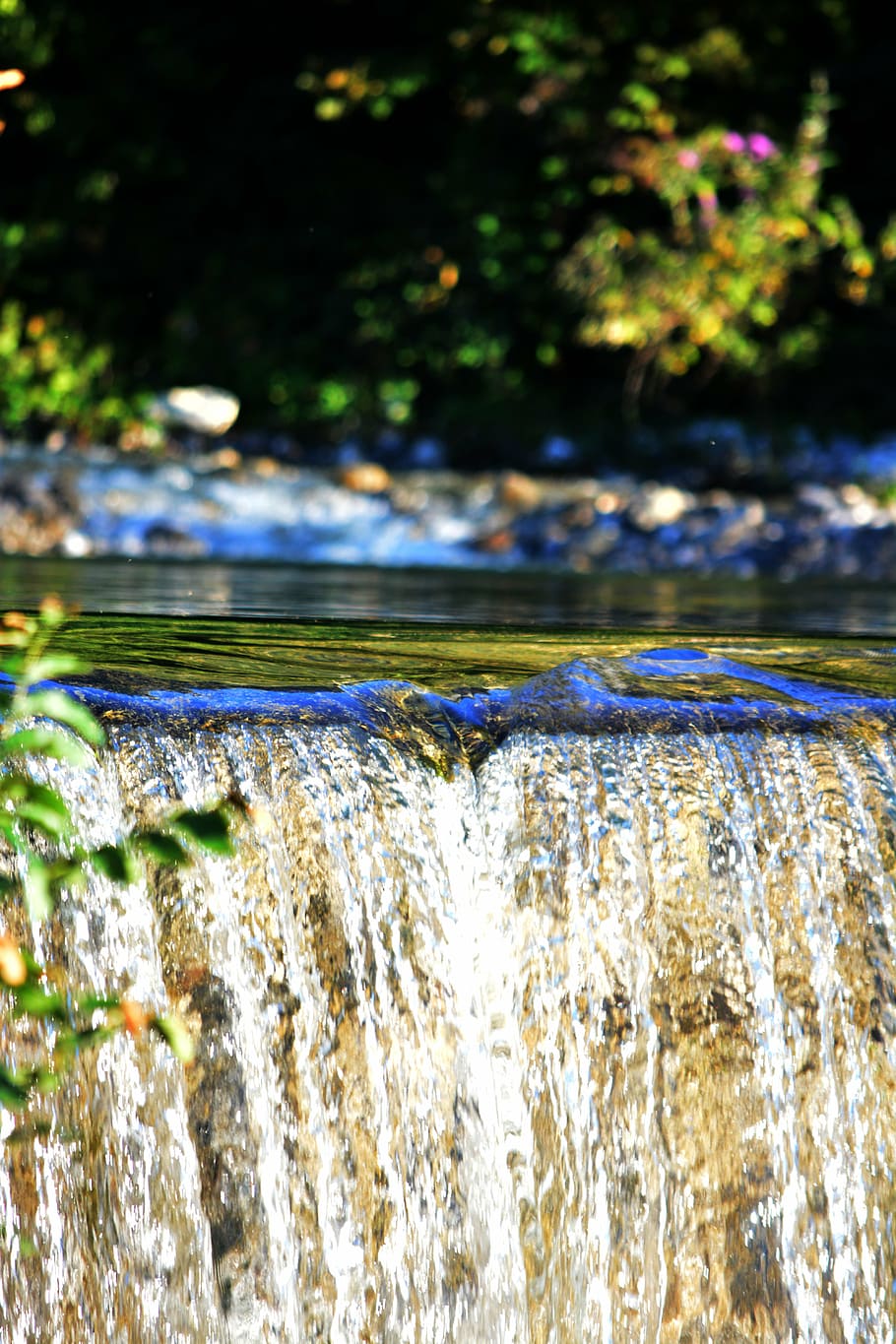 water level, waterfall, river, stream, nature, fountain, wet HD wallpaper