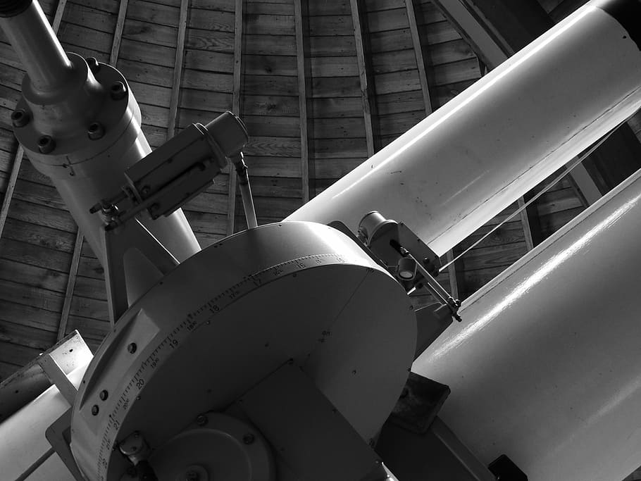Telescope, Observatory, Machine, the observatory, low angle view HD wallpaper