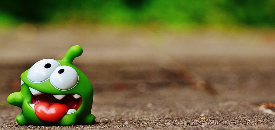 cut the rope, figure, funny, cute, mobile game, app, vegetable, HD wallpaper