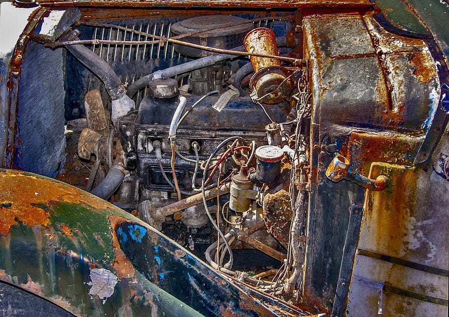 Motor, Stainless, Rusted, Technology, old, vehicle, corrosion HD wallpaper