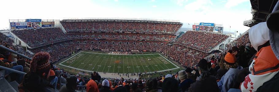 browns stadium, crowd, group of people, large group of people HD wallpaper