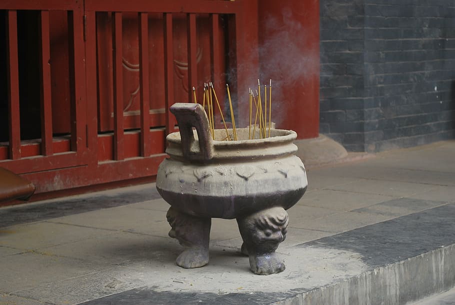 incense, burn, burning, smoke, religious, ceremonies, fragrance