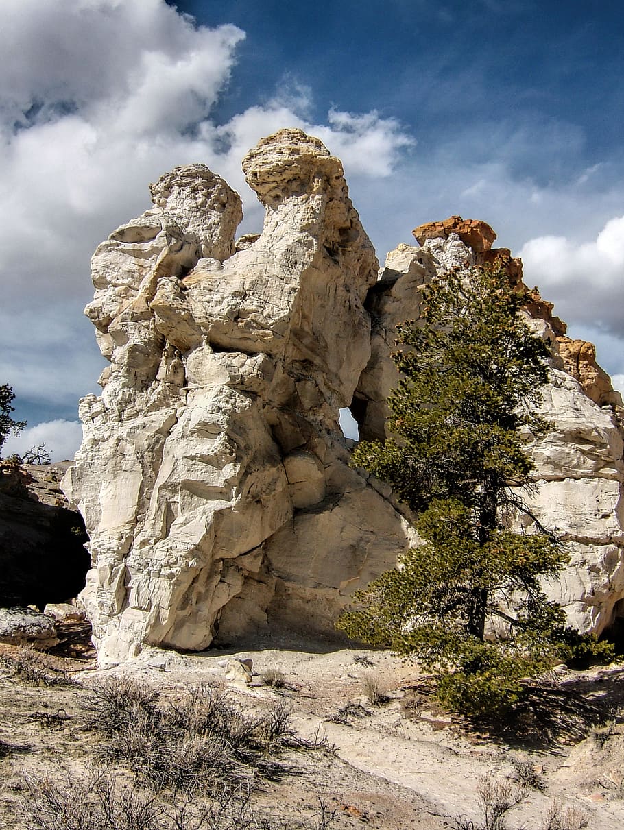 Вайоминг пустыня. Каменный Утес. Скалистая. Rocky Landscape.