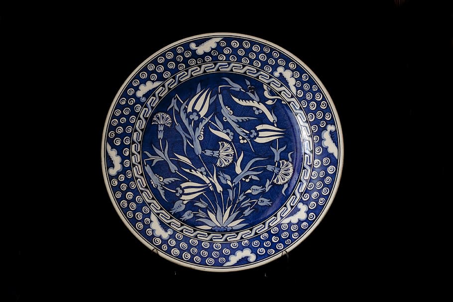 Tile, Handicrafts, Plate, increased, ceramic, turkey, atalay melahat glow HD wallpaper