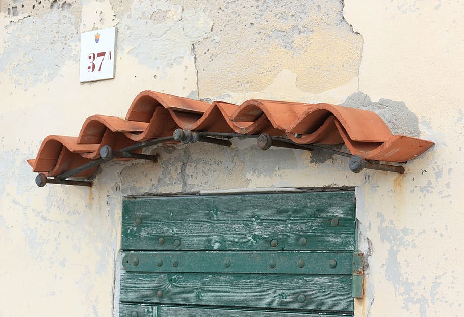 italy, sardinia, alghero, seafront, door, tiles, architecture HD wallpaper