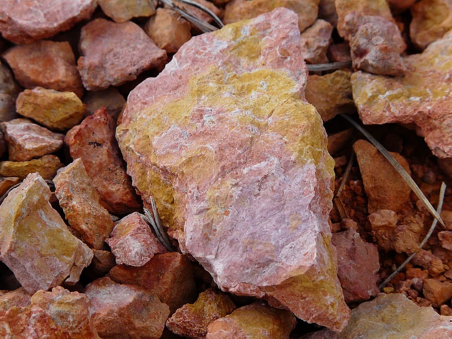 stone, rock, scree, rocks, red, sand stone, colorful, close-up HD wallpaper
