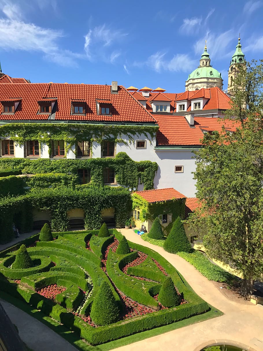 architecture, trip, tree, garden, palace, built structure, building exterior HD wallpaper