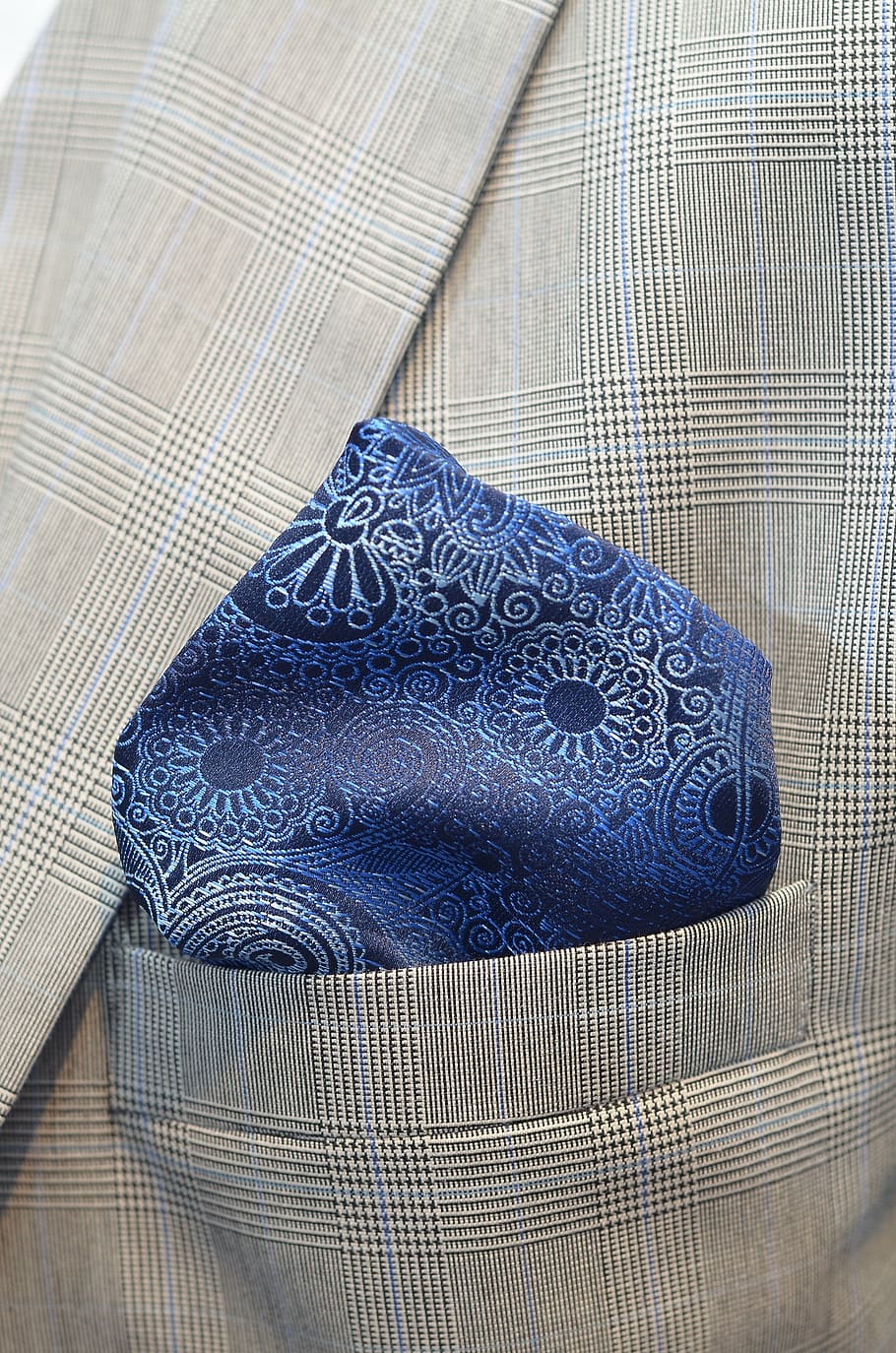suit, tie, men, blue, pattern, indoors, textile, clothing, close-up HD wallpaper