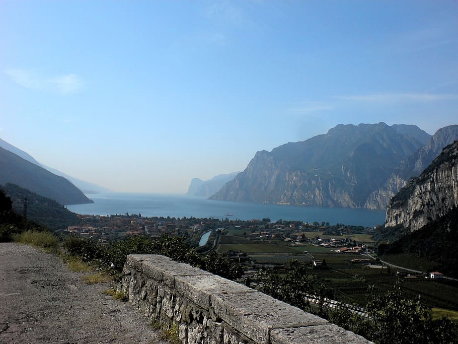 garda, lago, holiday, mountain, sky, water, scenics - nature HD wallpaper
