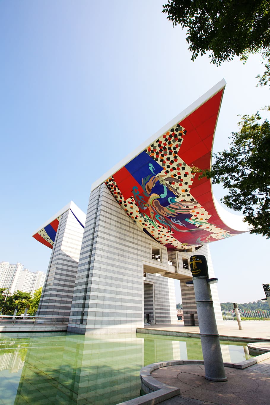 sochi, molding, memorial, construction, traditional, republic of korea HD wallpaper