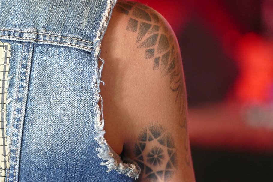 tattoo, openair, concert, live concert, jeans, women, fashion, HD wallpaper