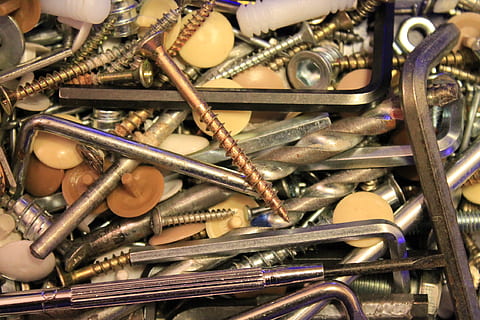 screw, screwdriver, tool, craftsmen, drill, odds and ends, allen key HD wallpaper