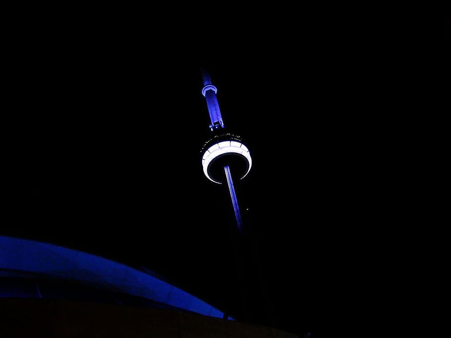 Tower, Structure, Architecture, illumination, light, night HD wallpaper