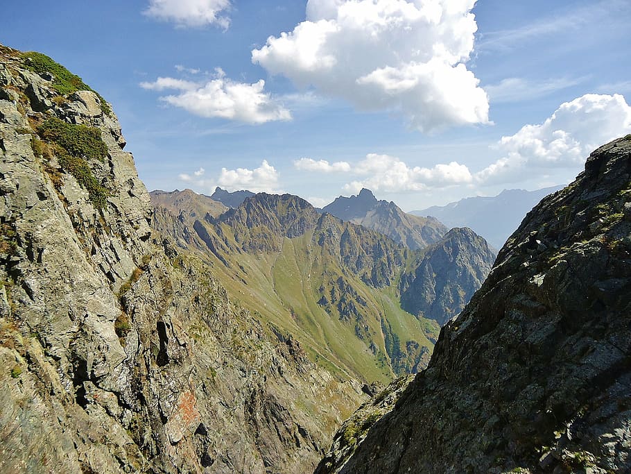 mountain, summit, landscape, nature, alps, hiking, france, scenics - nature HD wallpaper